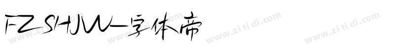 FZSHJW字体转换