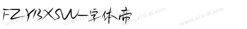 FZYBXSW字体转换
