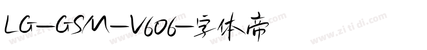 LG_GSM_V606字体转换