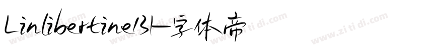 LinlibertineBI字体转换