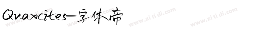Quaxcites字体转换