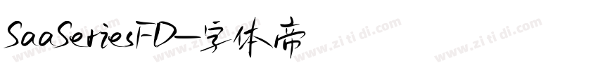 SaaSeriesFD字体转换