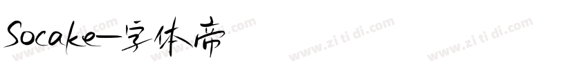 Socake字体转换