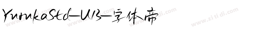 YurukaStd-UB字体转换