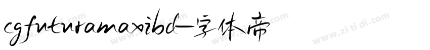 cgfuturamaxibd字体转换