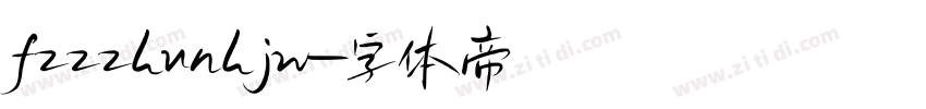 fzzzhunhjw字体转换