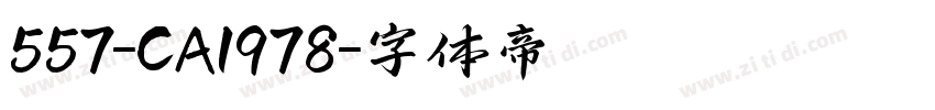 557-CA1978字体转换