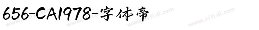 656-CA1978字体转换
