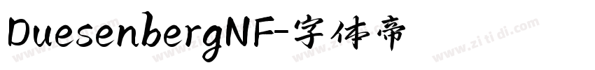 DuesenbergNF字体转换