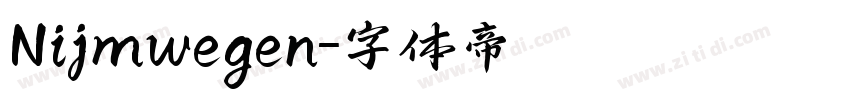 Nijmwegen字体转换