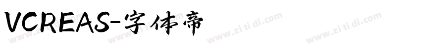 VCREAS字体转换