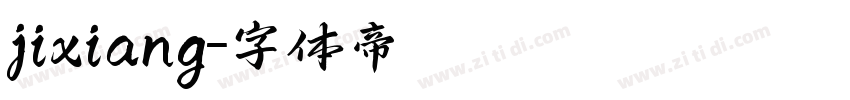 jixiang字体转换