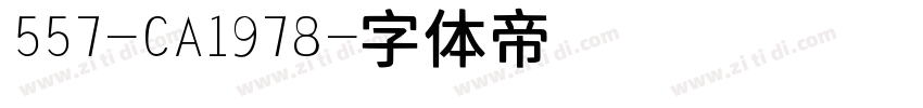557-CA1978字体转换