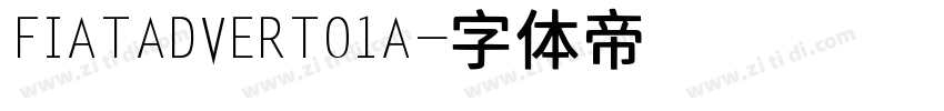 FIATADVERT01A字体转换