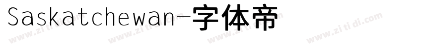Saskatchewan字体转换