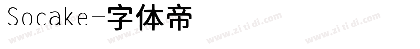 Socake字体转换