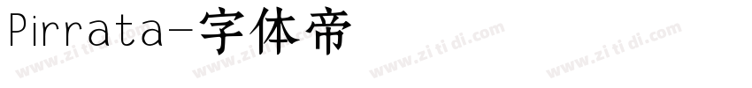 Pirrata字体转换