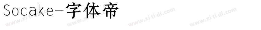 Socake字体转换