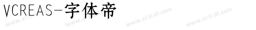 VCREAS字体转换