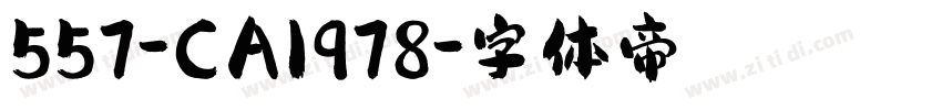 557-CA1978字体转换