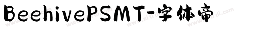 BeehivePSMT字体转换