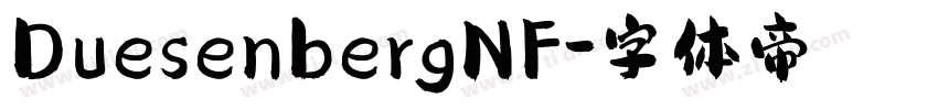 DuesenbergNF字体转换