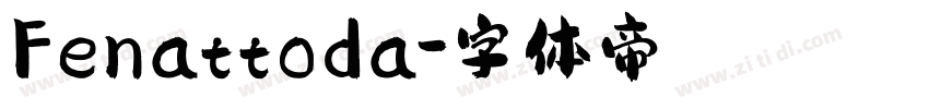 Fenattoda字体转换