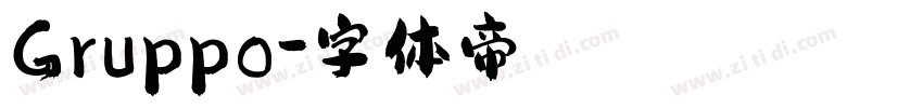 Gruppo字体转换