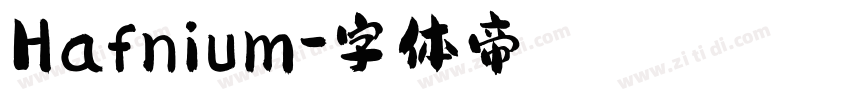 Hafnium字体转换