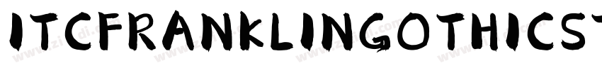 ITCFRANKLINGOTHICSTD字体转换