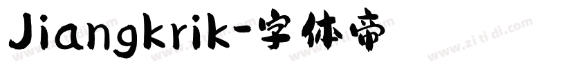 Jiangkrik字体转换