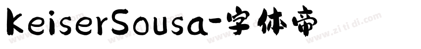 KeiserSousa字体转换