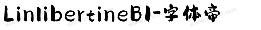 LinlibertineBI字体转换