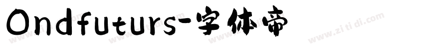 Ondfuturs字体转换