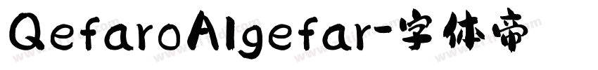 QefaroAlgefar字体转换
