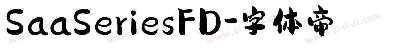 SaaSeriesFD字体转换