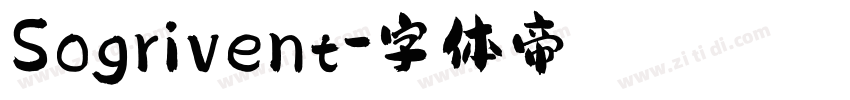 Sogrivent字体转换