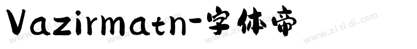 Vazirmatn字体转换