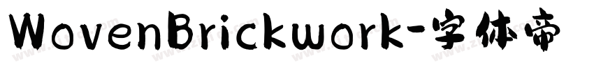 WovenBrickwork字体转换