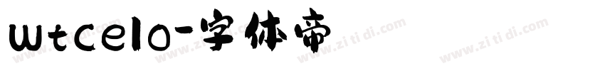 wtcelo字体转换