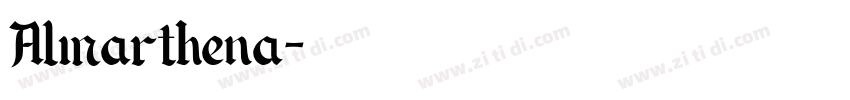 Almarthena字体转换
