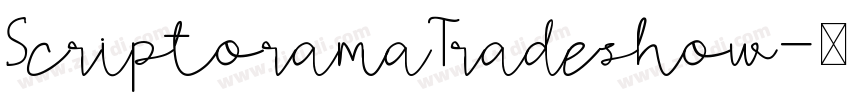 ScriptoramaTradeshow字体转换