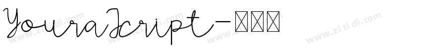 YouraJcript字体转换
