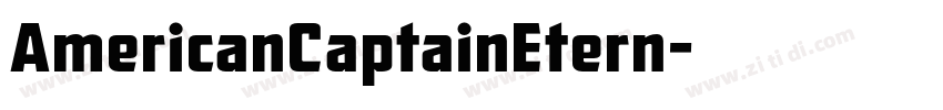 AmericanCaptainEtern字体转换