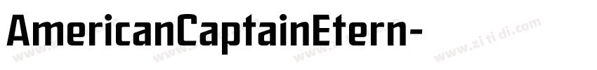 AmericanCaptainEtern字体转换