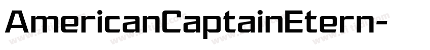 AmericanCaptainEtern字体转换