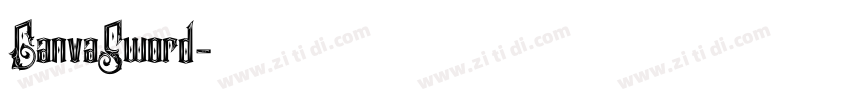 CanvaSword字体转换
