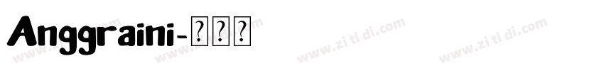 Anggraini字体转换