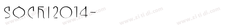Sochi2014字体转换