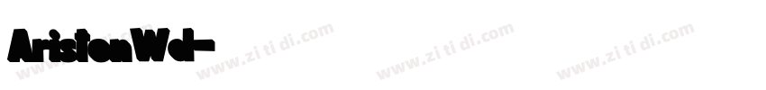 AristonWd字体转换
